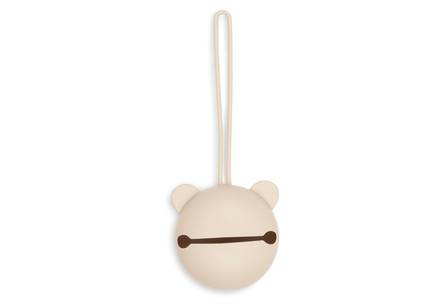 Étui à sucette en silicone Ø7cm — Beige