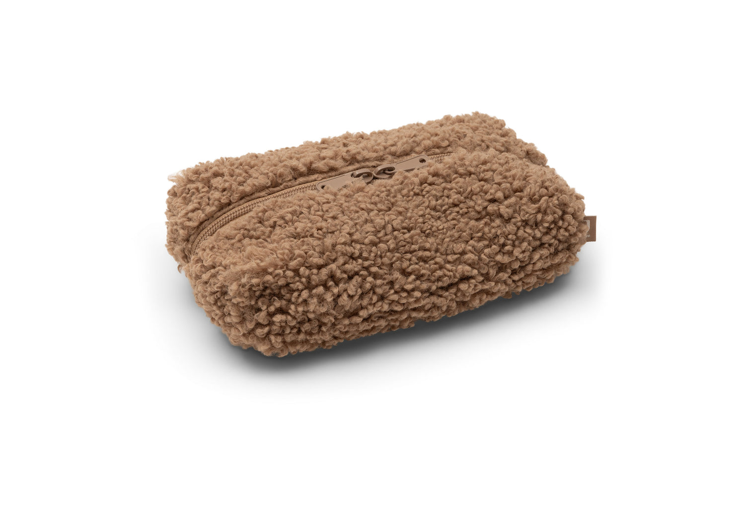 Housse pour lingettes bouclette camel 2