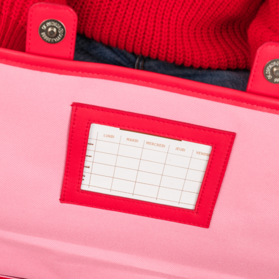 Grand cartable primaire rose 4