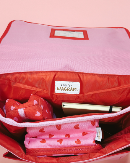 Grand cartable primaire rose 5