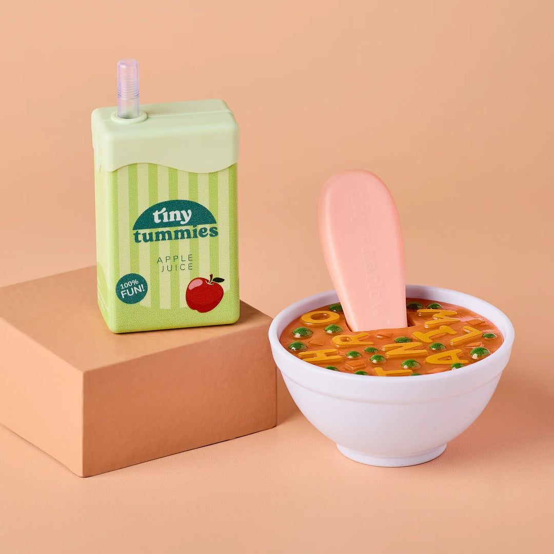 Bol & Jus magique - Soupe Alphabet et Jus de pomme