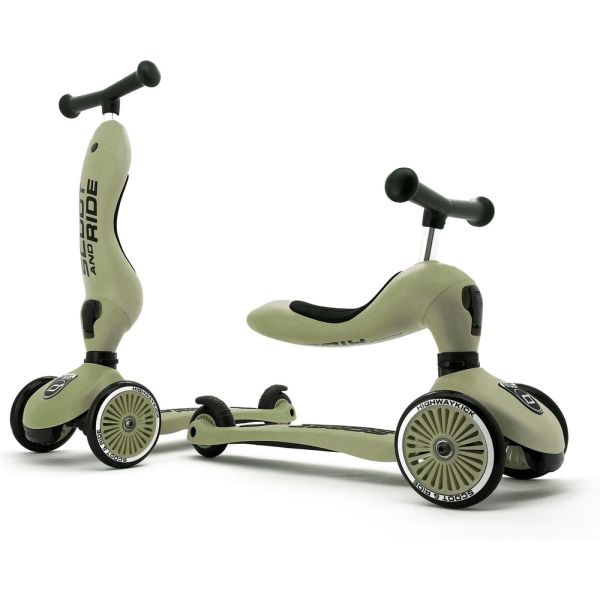 Scoot & Ride - HIGHWAYKICK 1 - Olive
