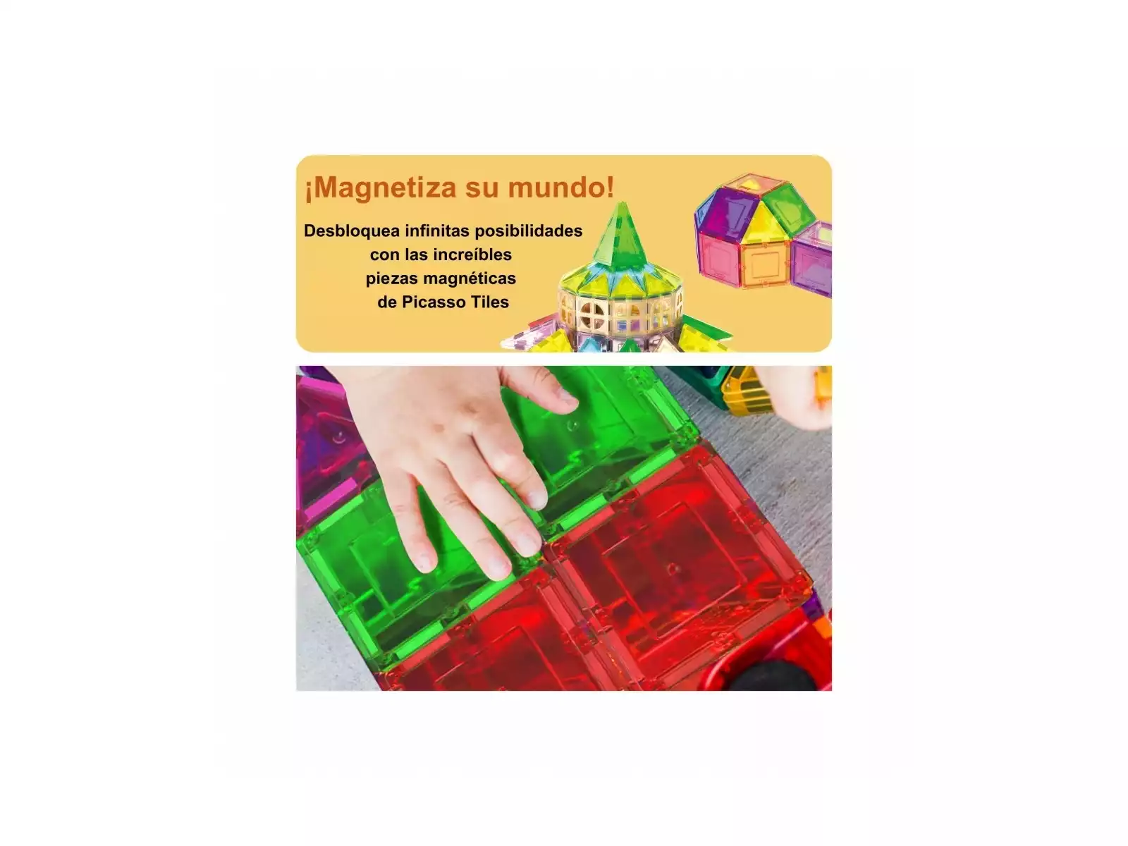 Picasso Tiles Créations magnétiques Pack de 61 pièces 5