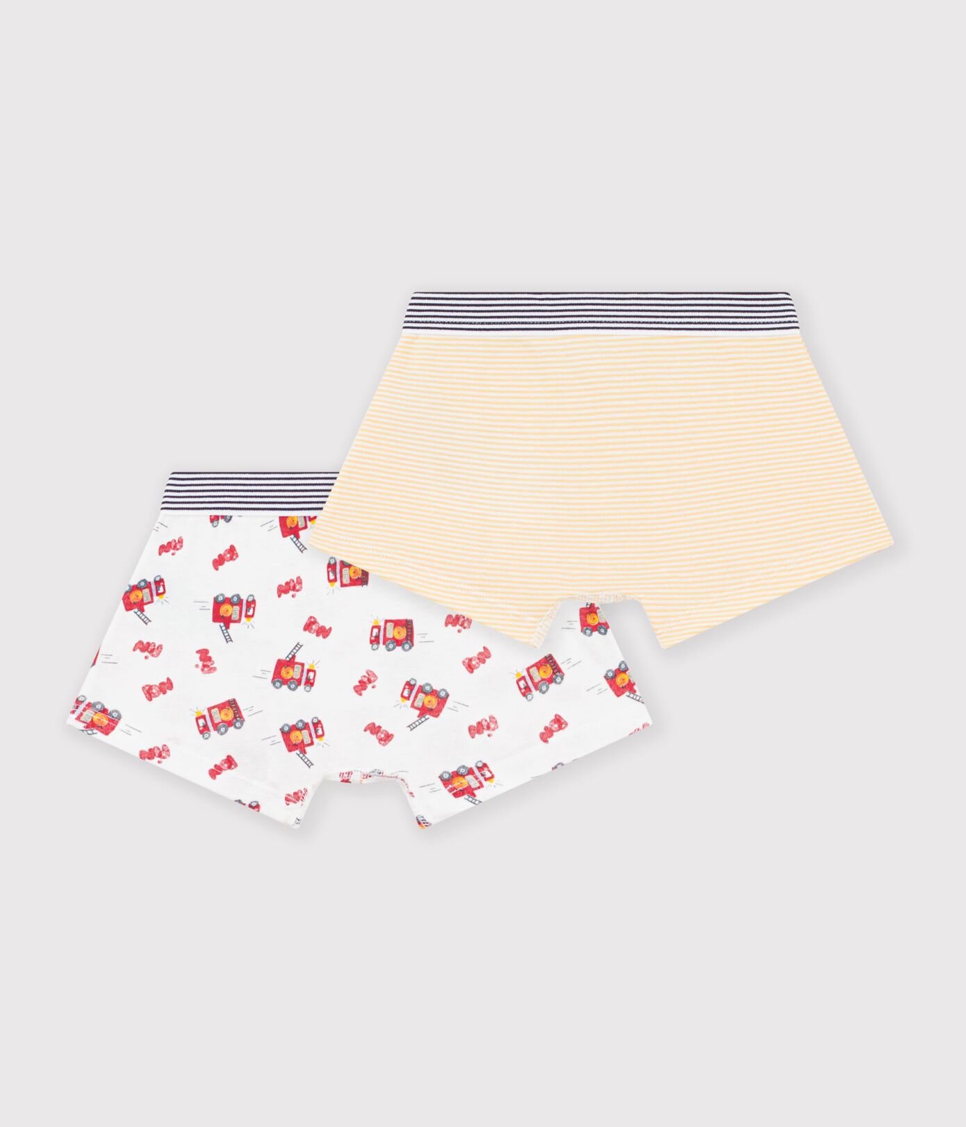 Lot de boxers enfant en coton imprimé pompier 3