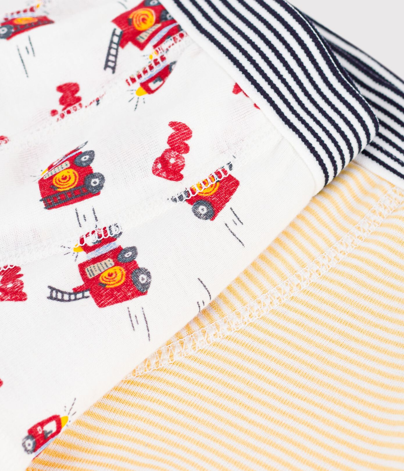 Lot de boxers enfant en coton imprimé pompier 4