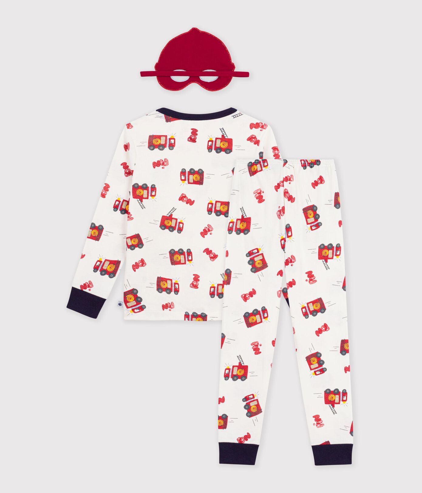 Pyjama déguisement pompier enfant en coton 5