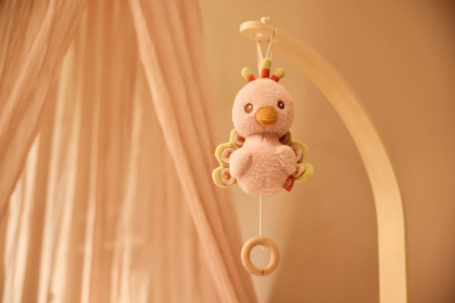 Peluche musicale - peacock pavie 4