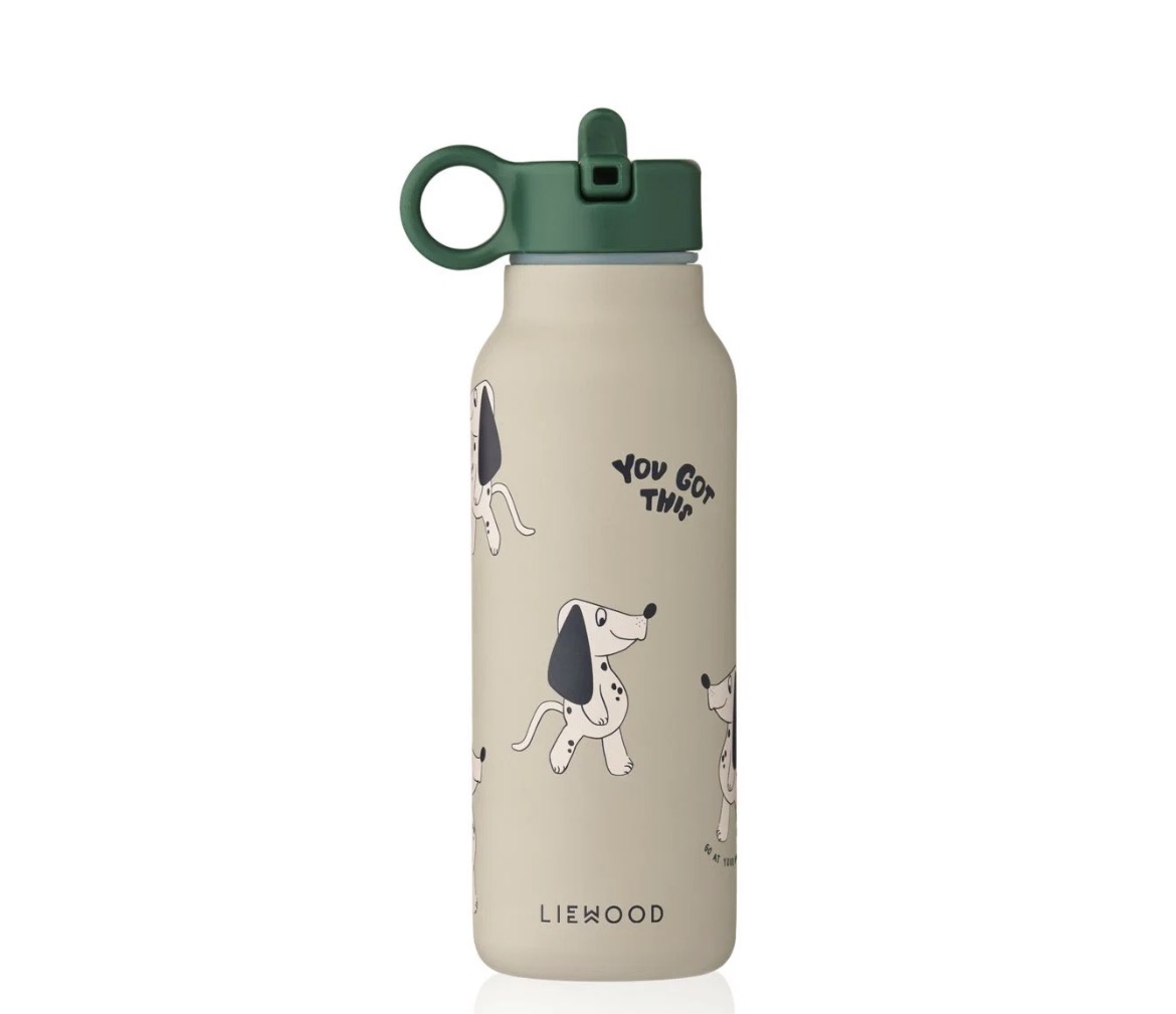 Gourde 350 ml bleu chien 