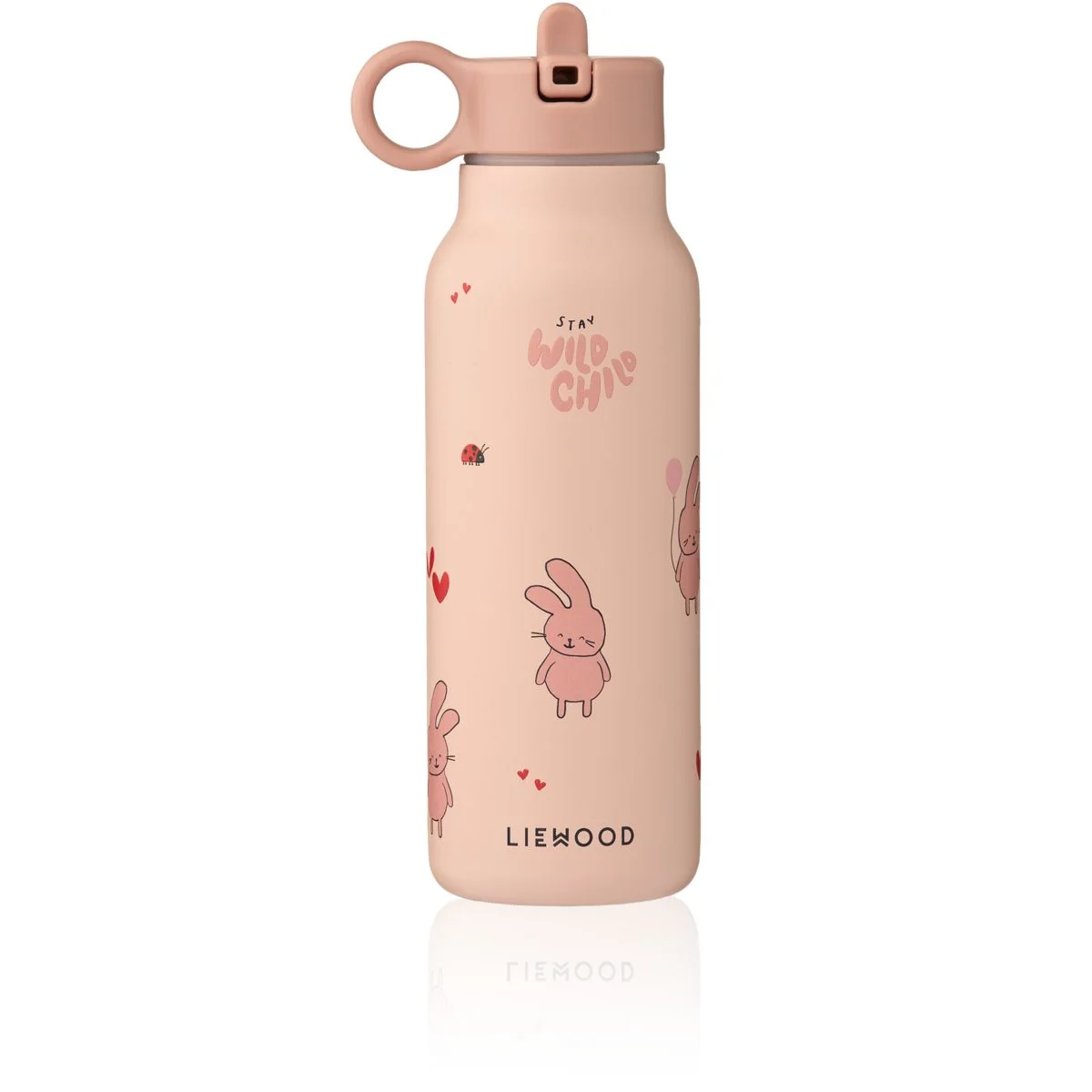 Gourde 350 ml lapin rose