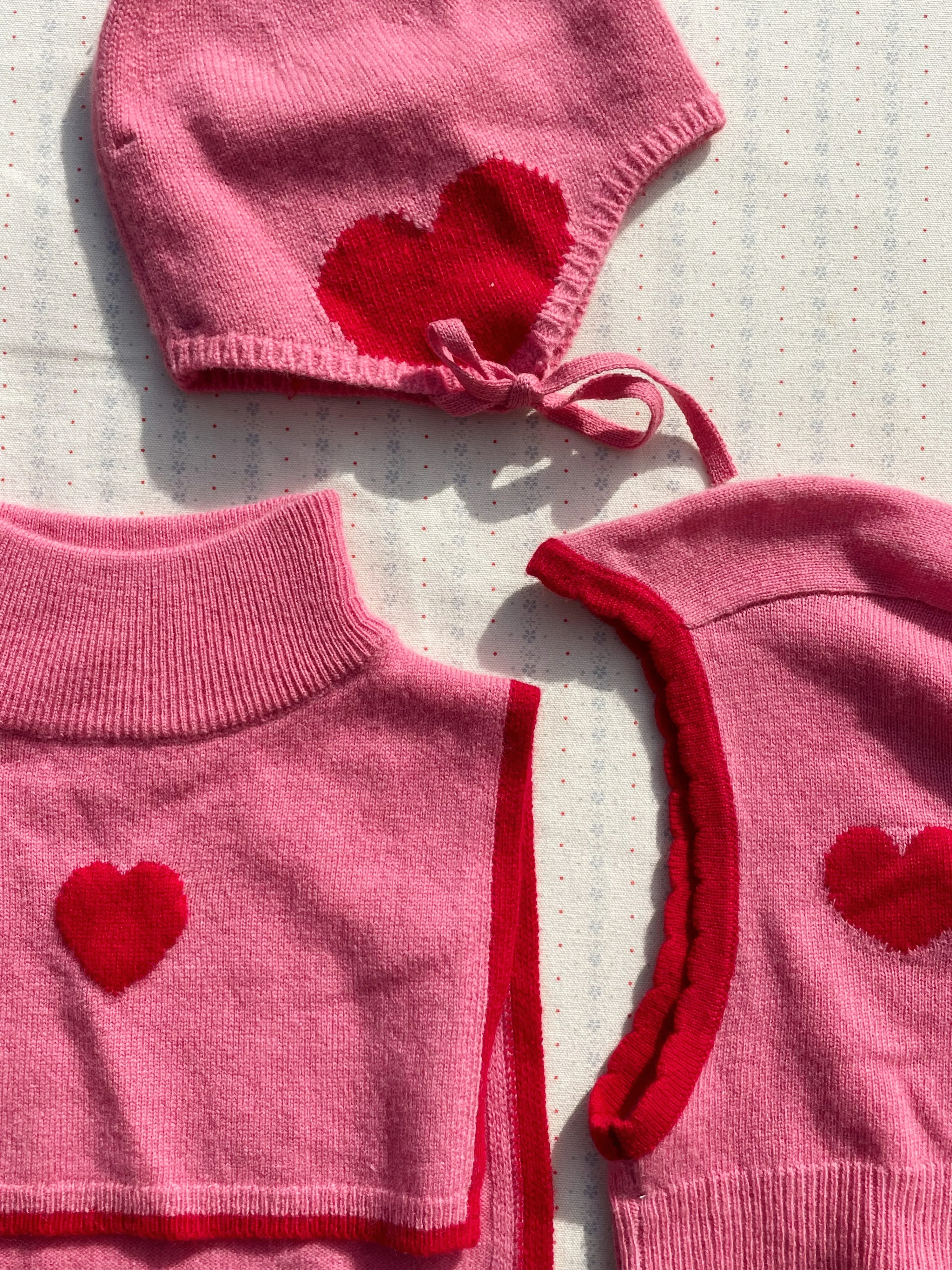 Bonnet collette coeur  3