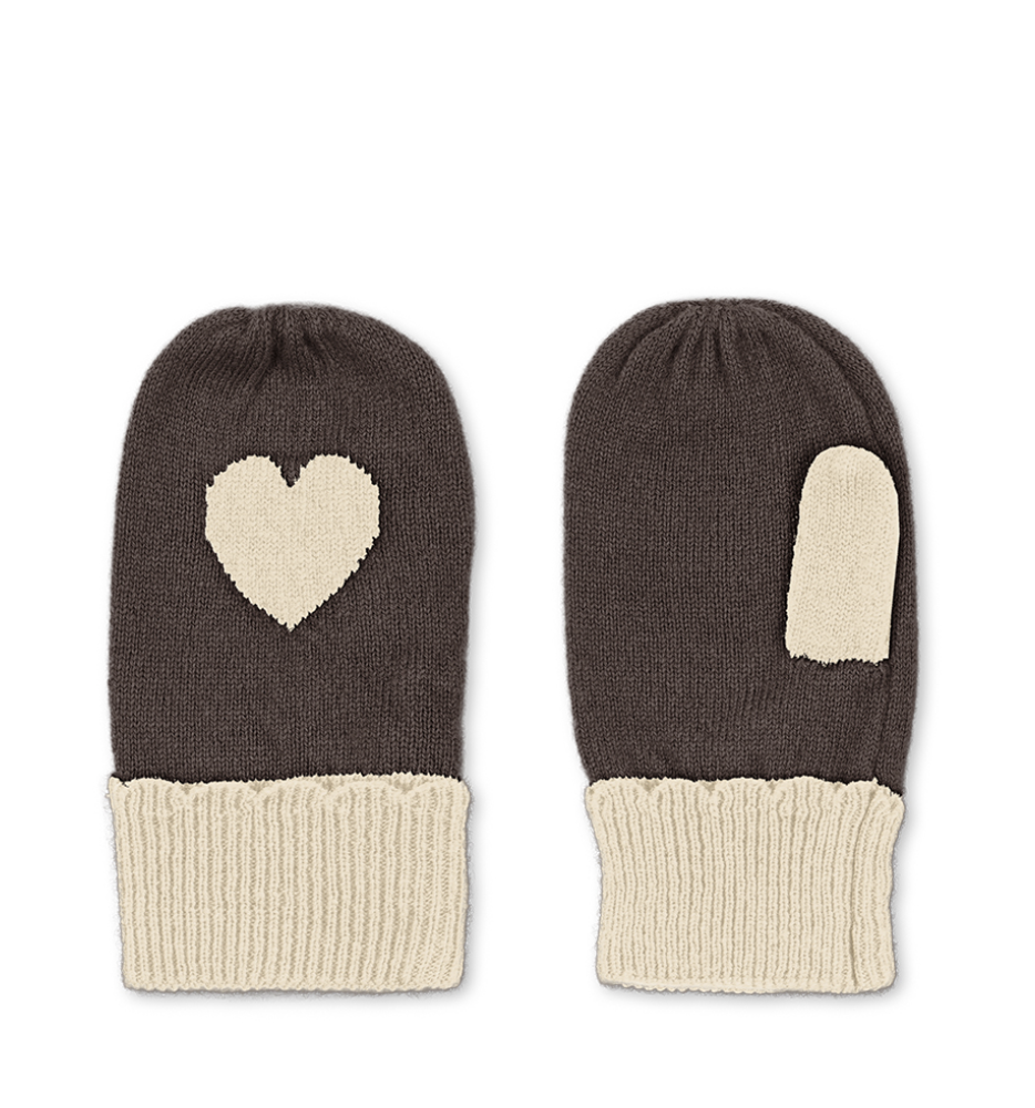 Mitaines Collette marron — 2/4 ans