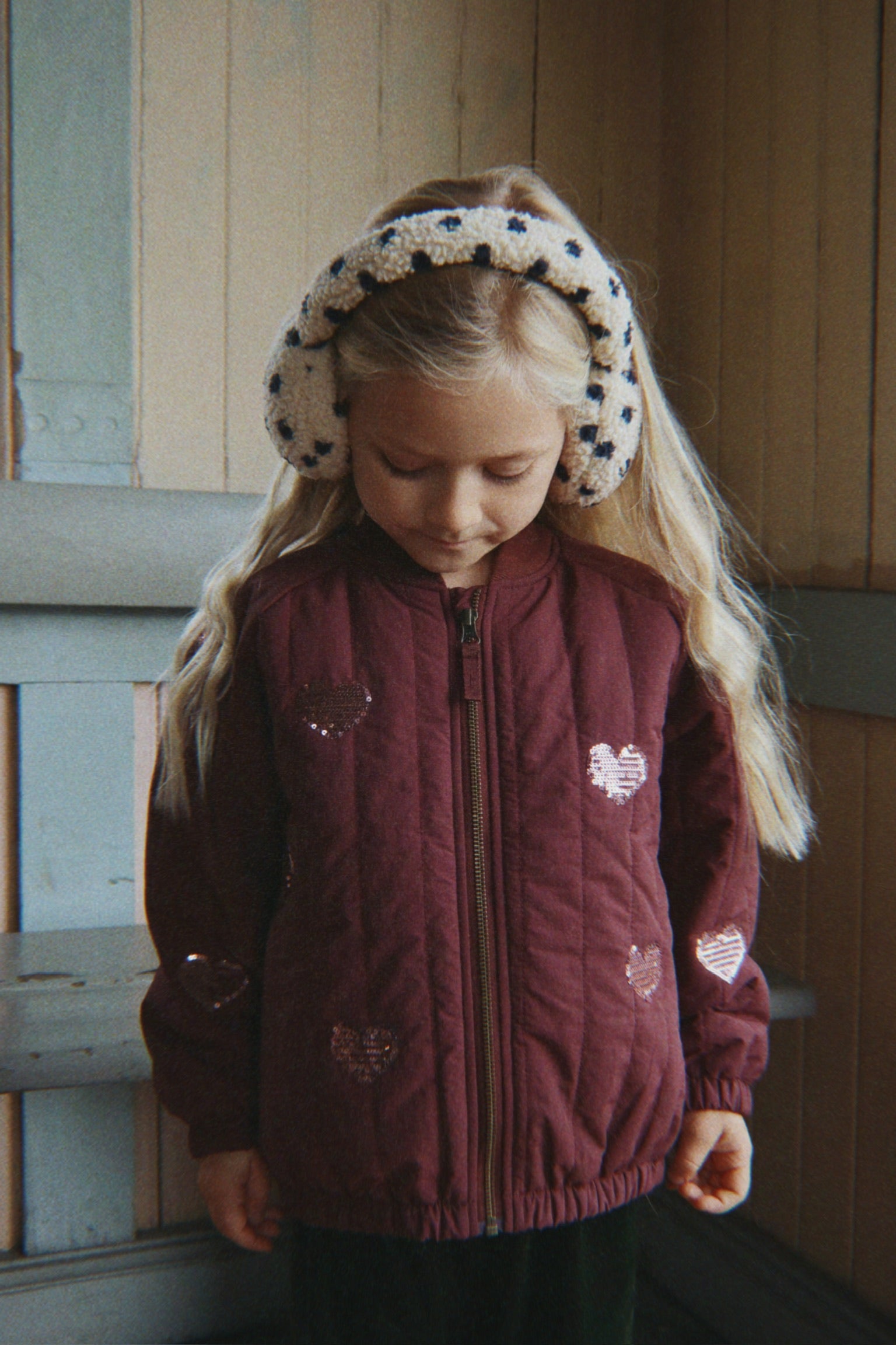 Veste bomber à paillettes Juno 3