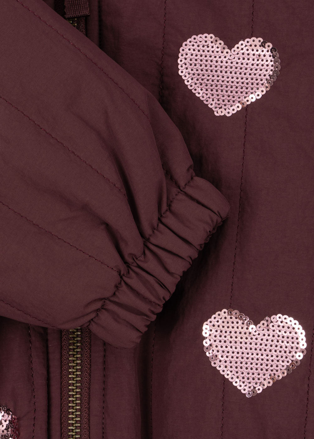 Veste bomber à paillettes Juno 8