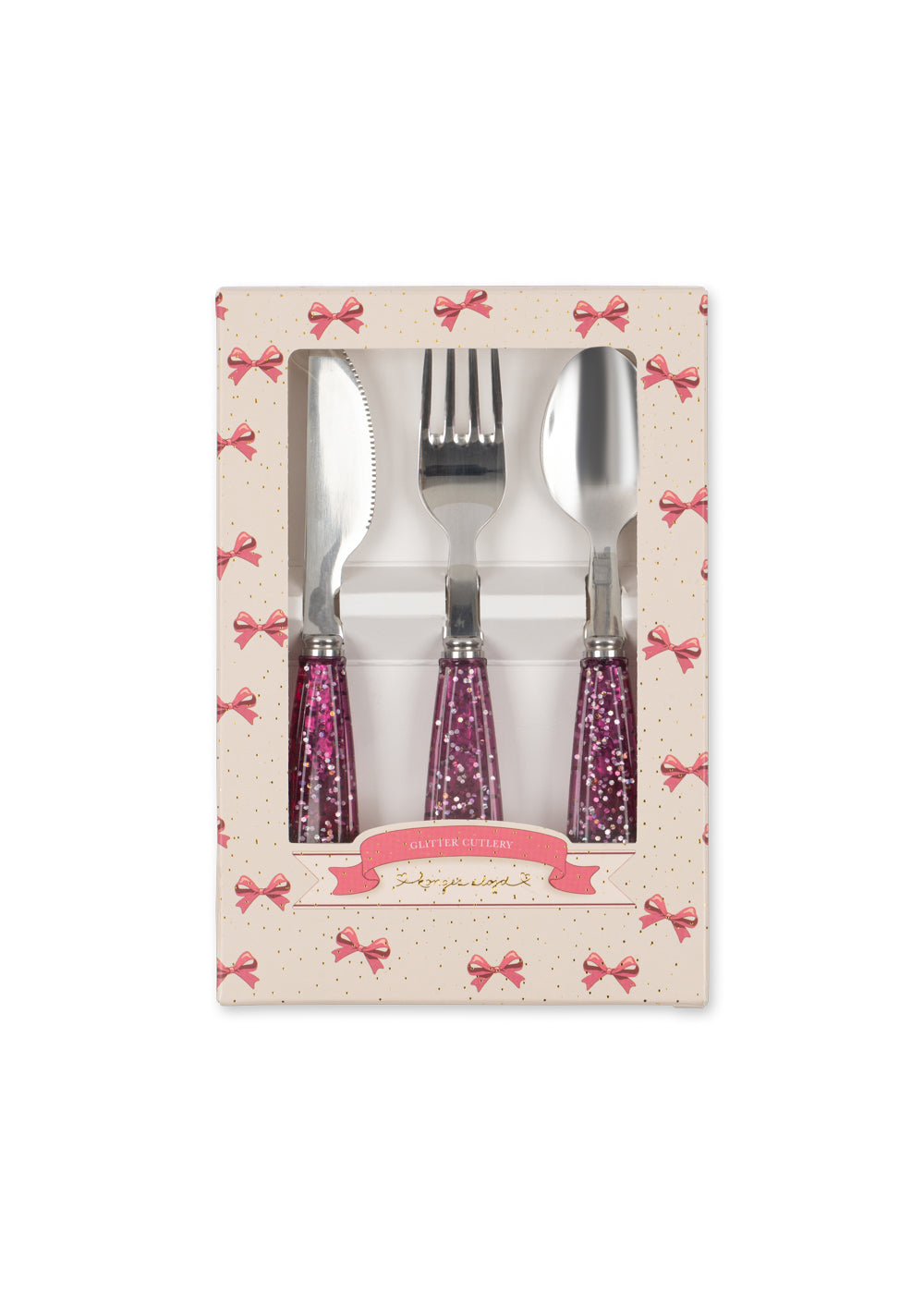 Set de couverts Inox Glitter Sparkling sangria