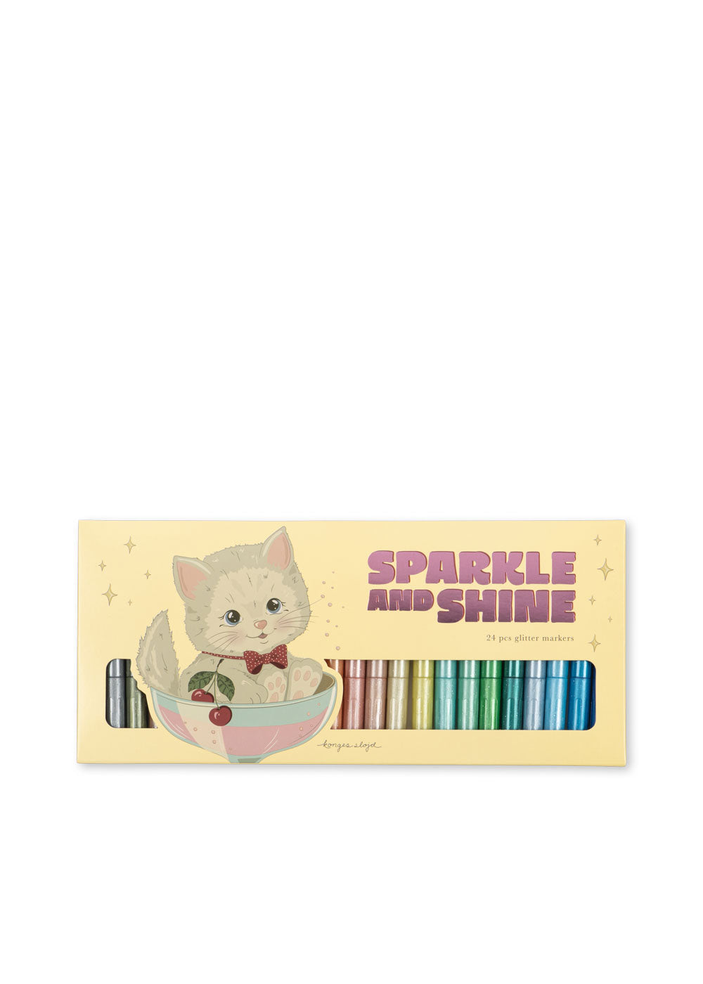 Feutres pailletés 24 pcs