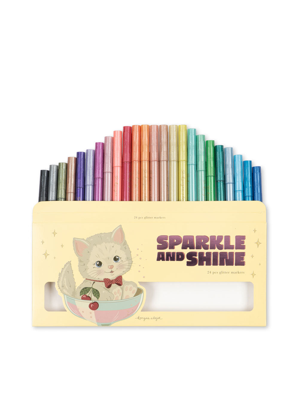 Feutres pailletés 24 pcs 2