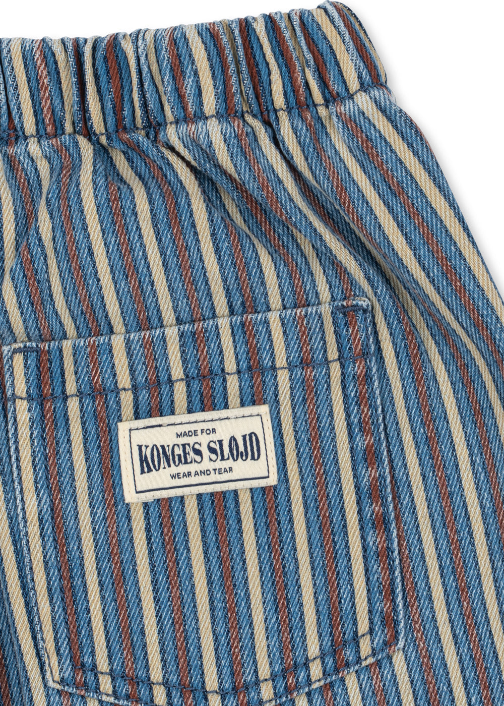 Pantalon Magot tricolore bleu — 18 mois