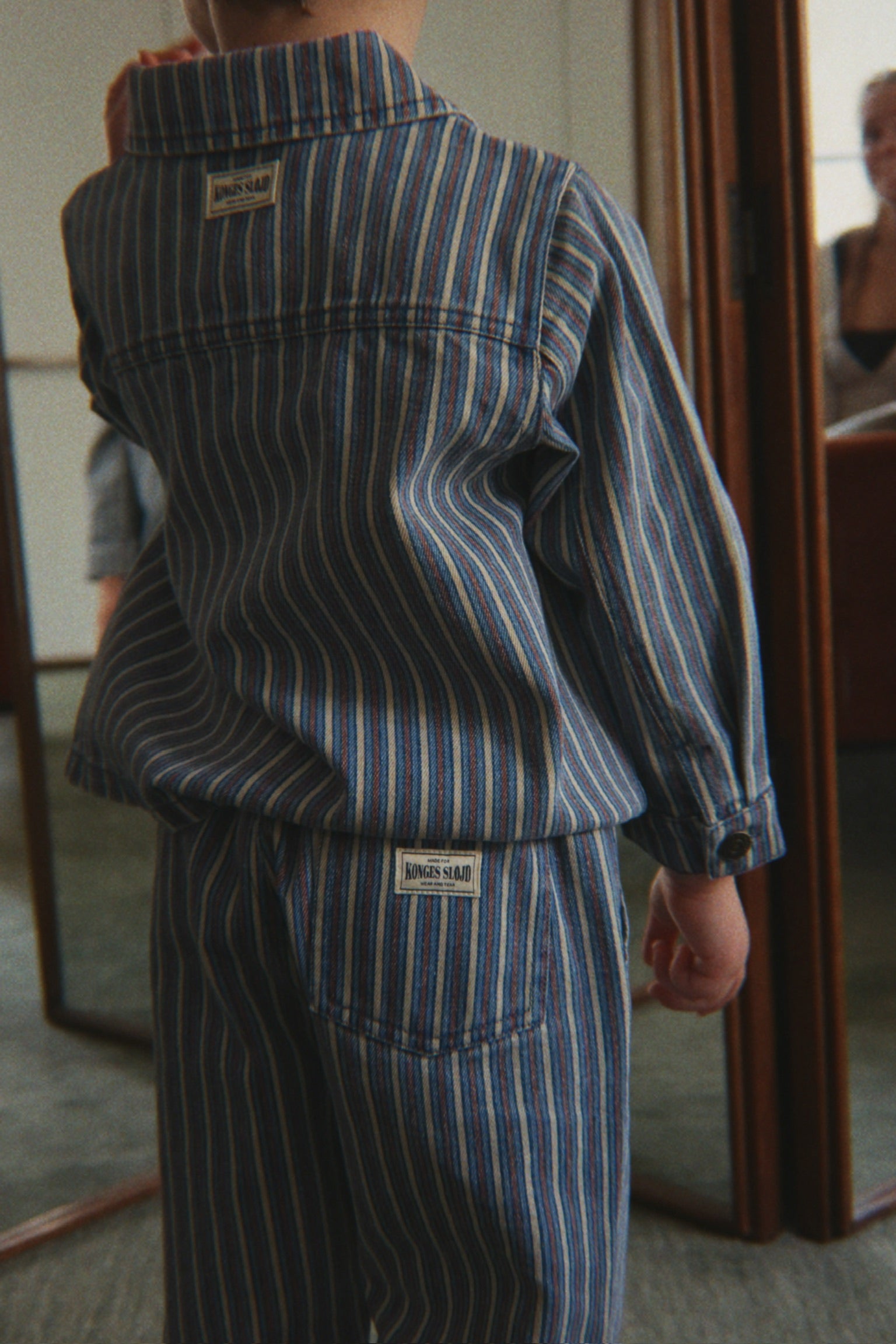 Pantalon Magot tricolore bleu 4