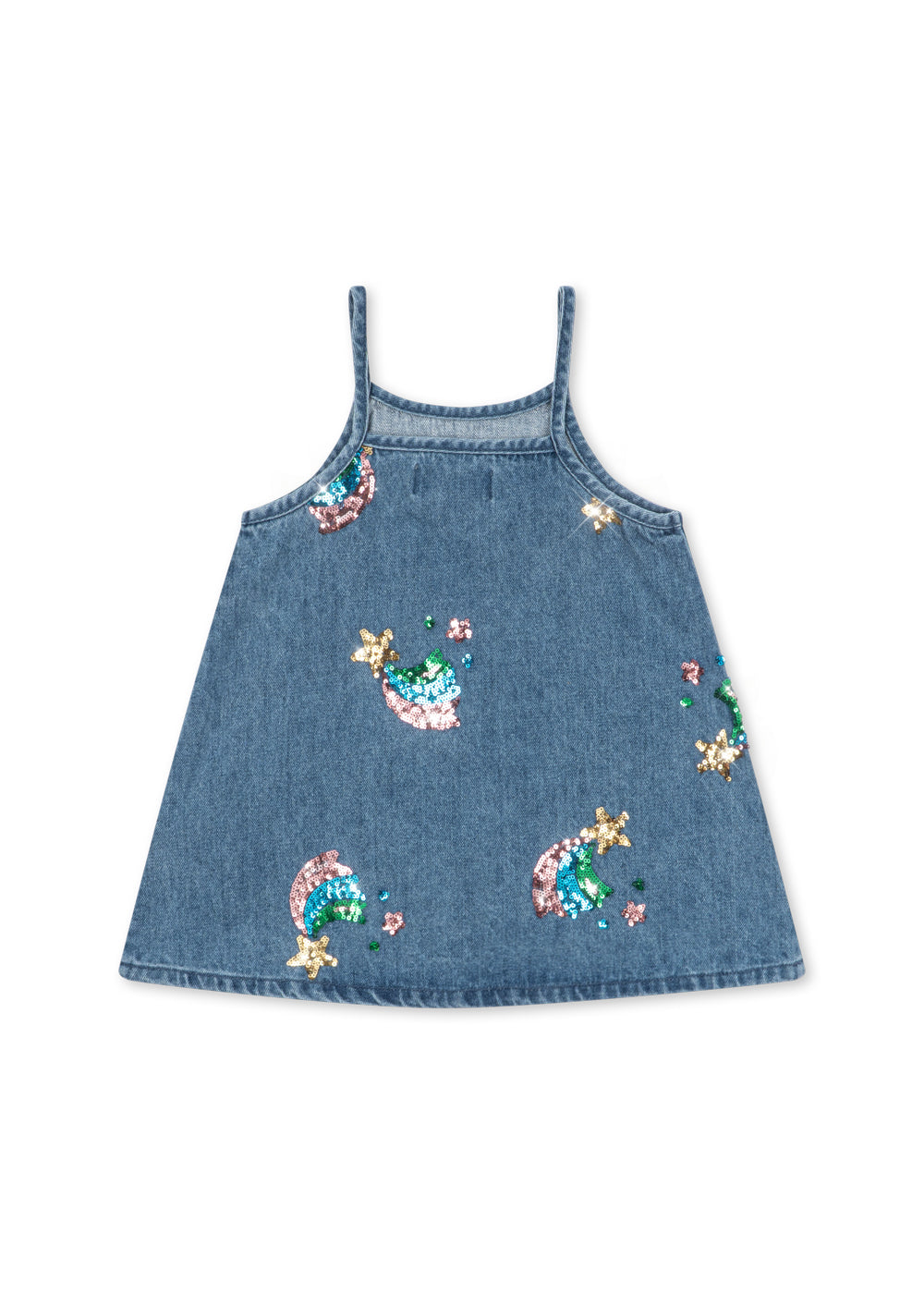 Robe à bretelles à paillettes Magot rainbow star 2