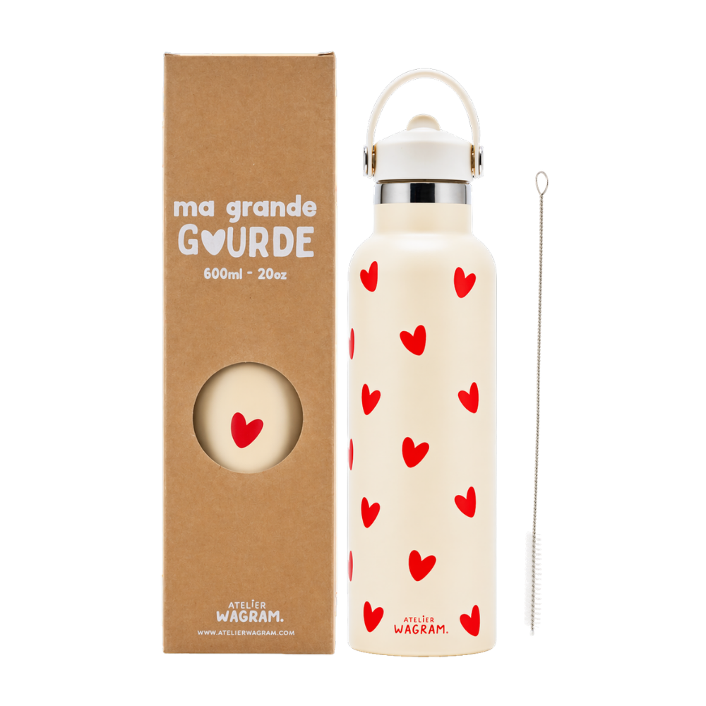 Gourde acier inox 600ml 2