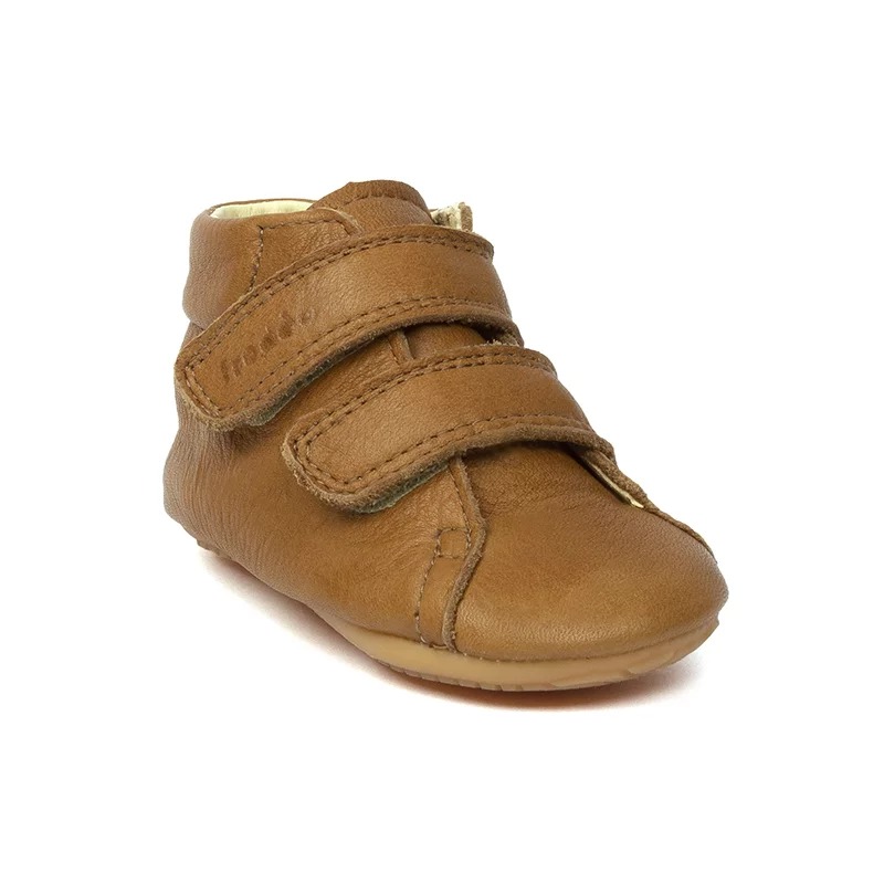 Chaussons de pré-marche cognac 2