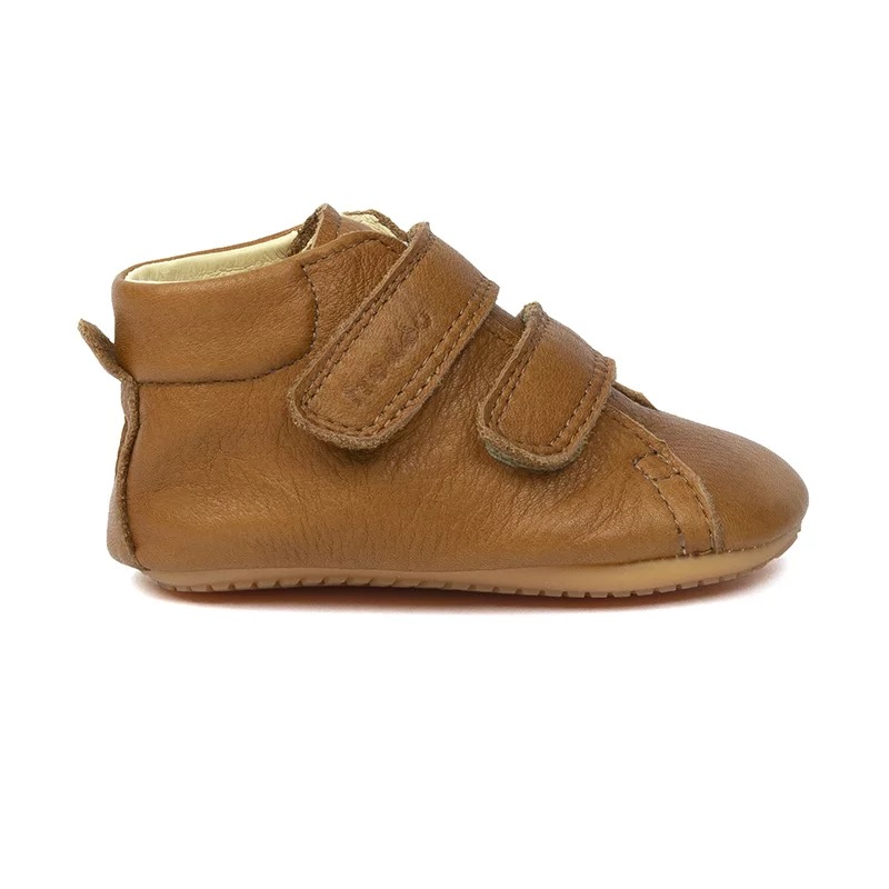 Chaussons de pré-marche cognac 3
