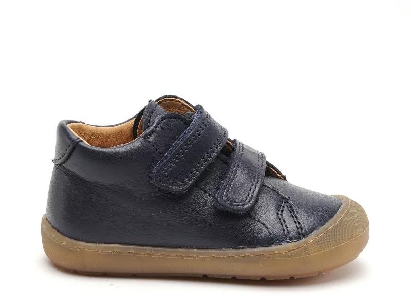 Chaussures en cuir marine à scratch — 22