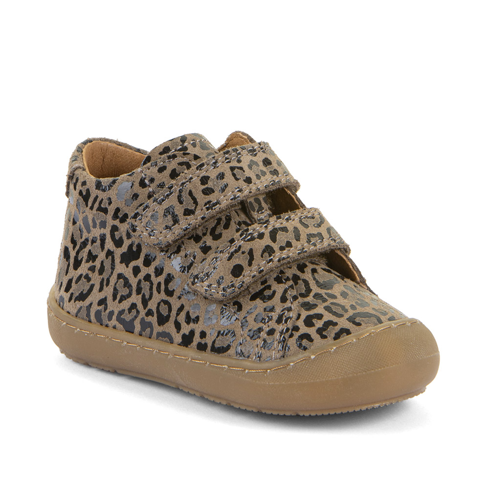 Chaussures en cuir  léopard à scratch   2