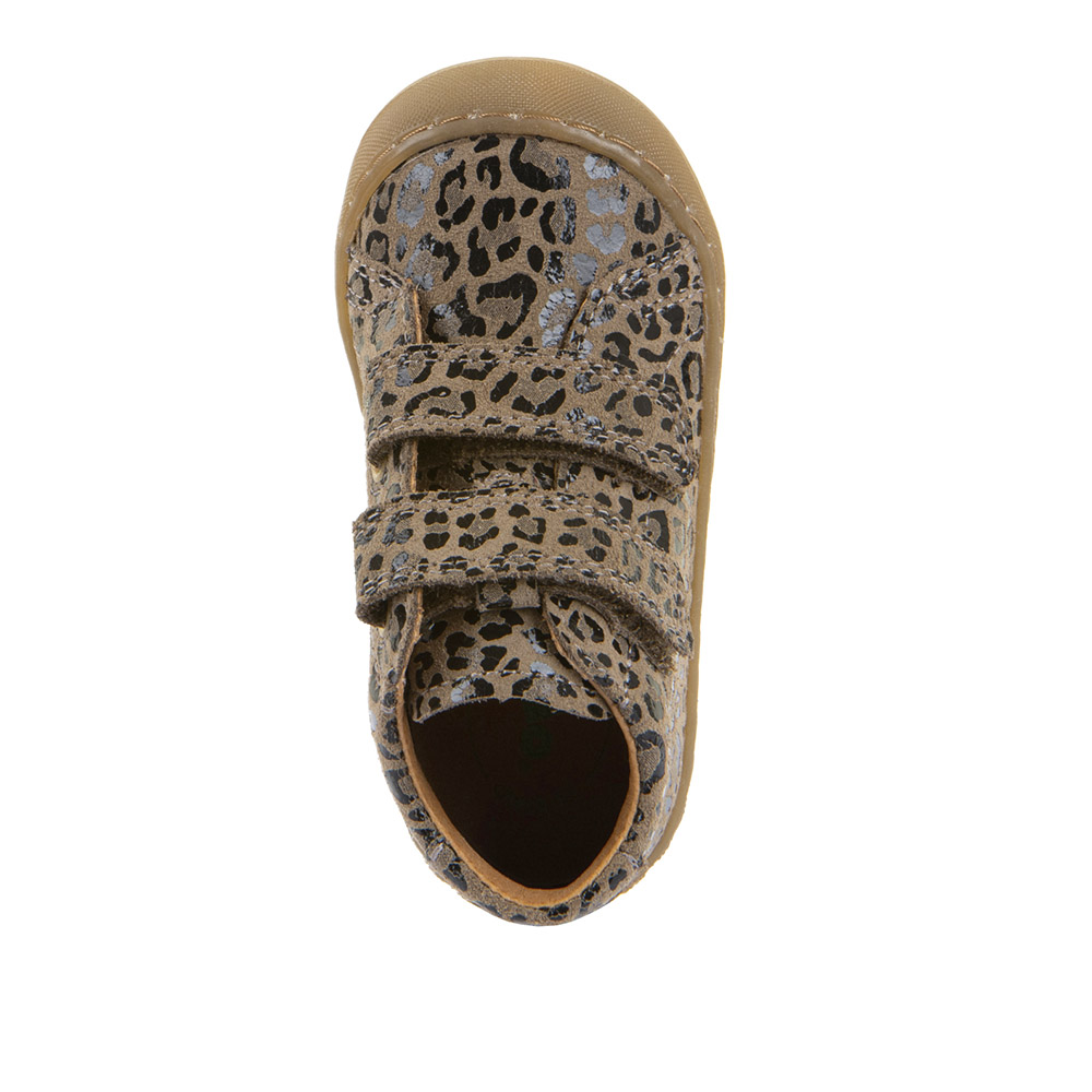 Chaussures en cuir  léopard à scratch   4