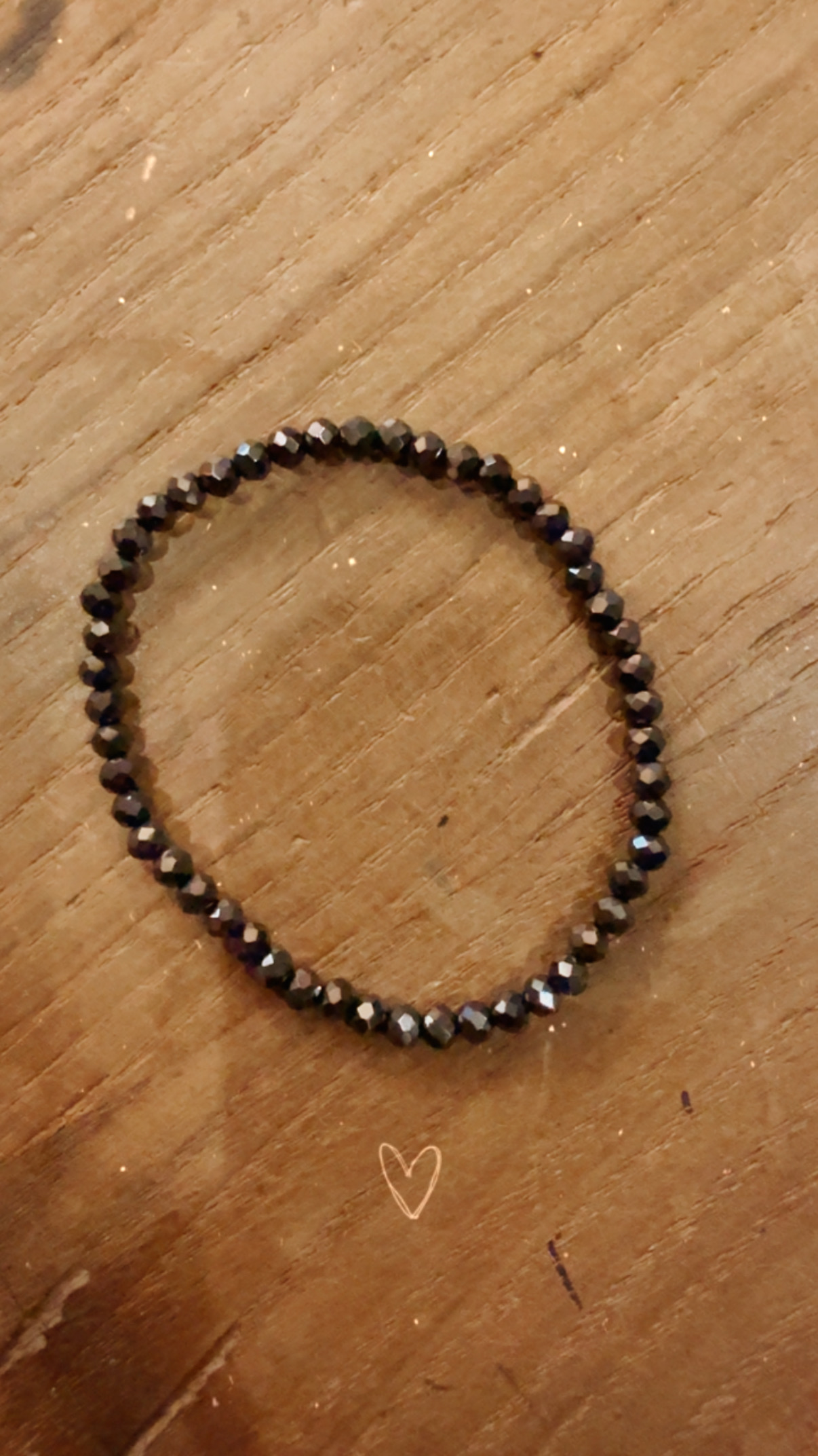 Bracelet en perles noir 3