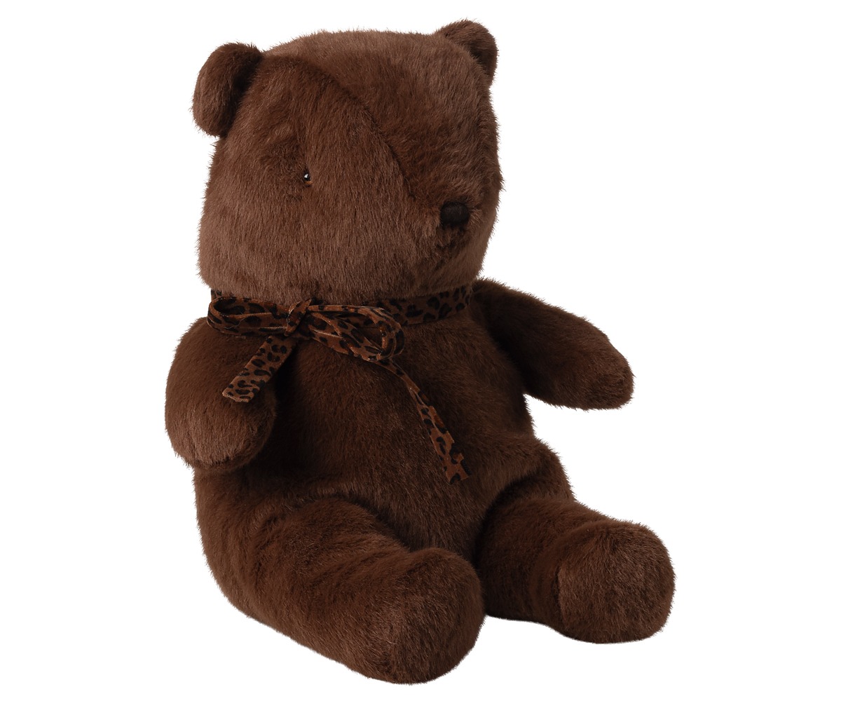 Ours en peluche, taille moyenne - Chocolat noir