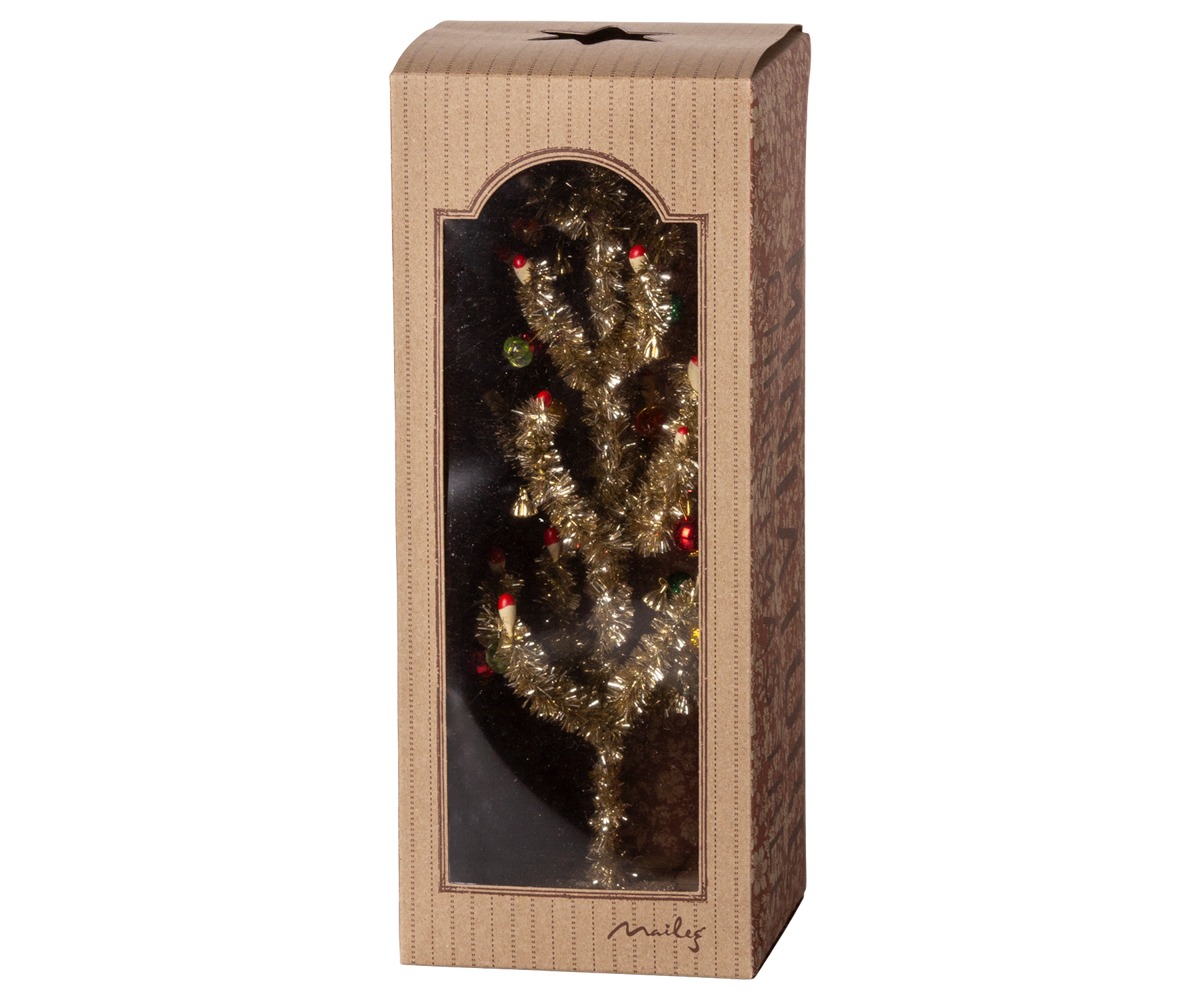 Sapin de Noël, décorations dorées, rouges et vertes 2