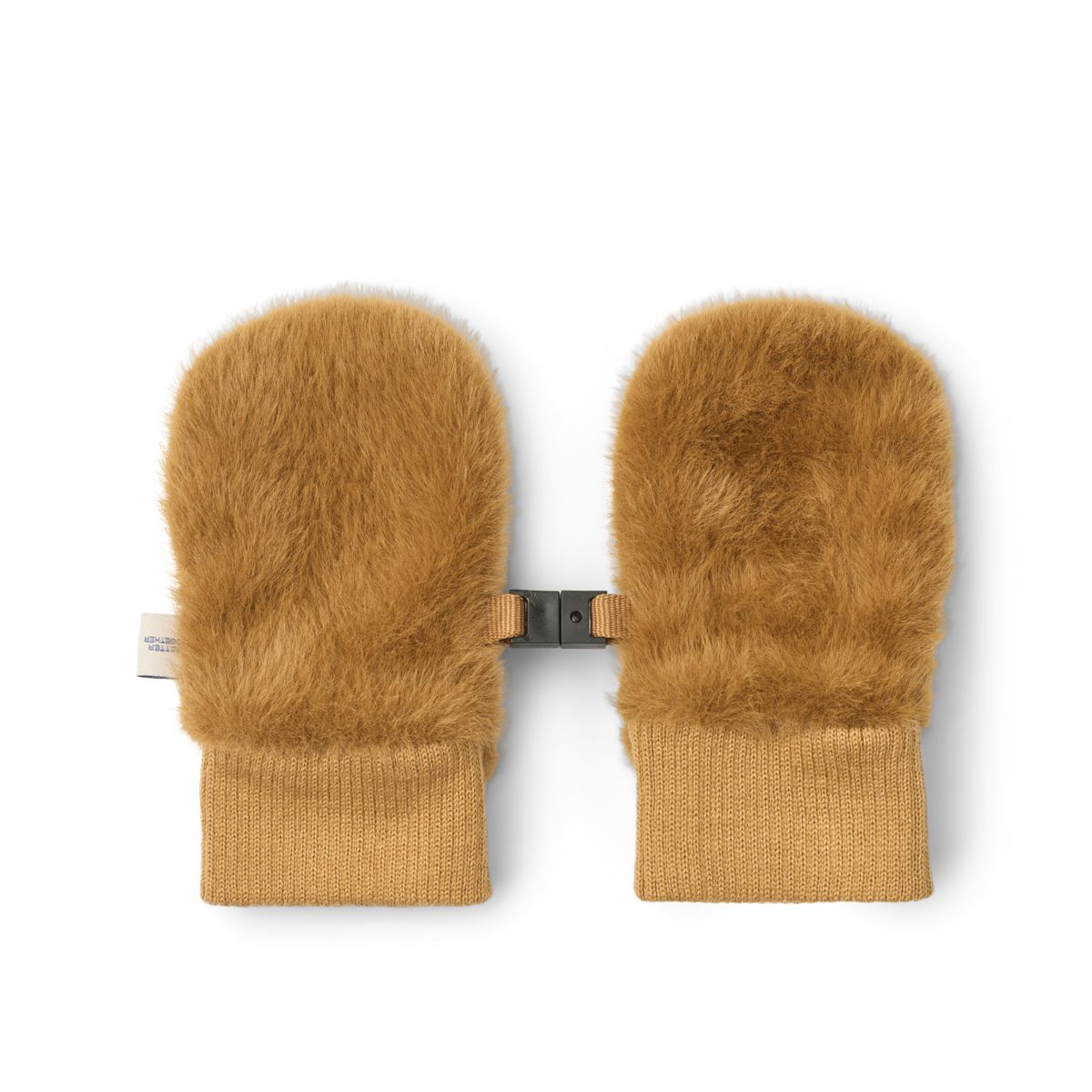 Moufles en peluche LIZZY caramel 2