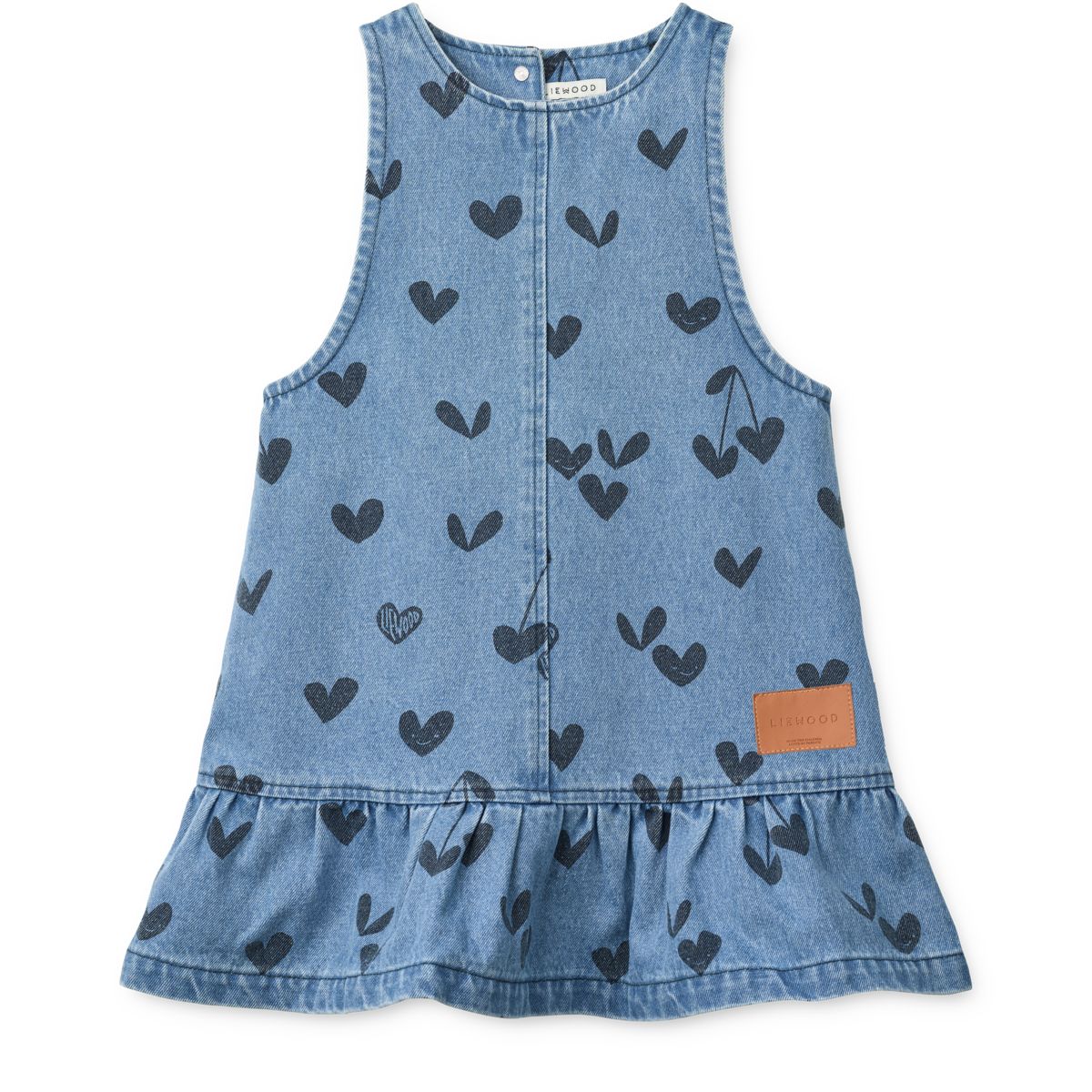 Robe en jean à Volants ANGELICA black — 4 ans