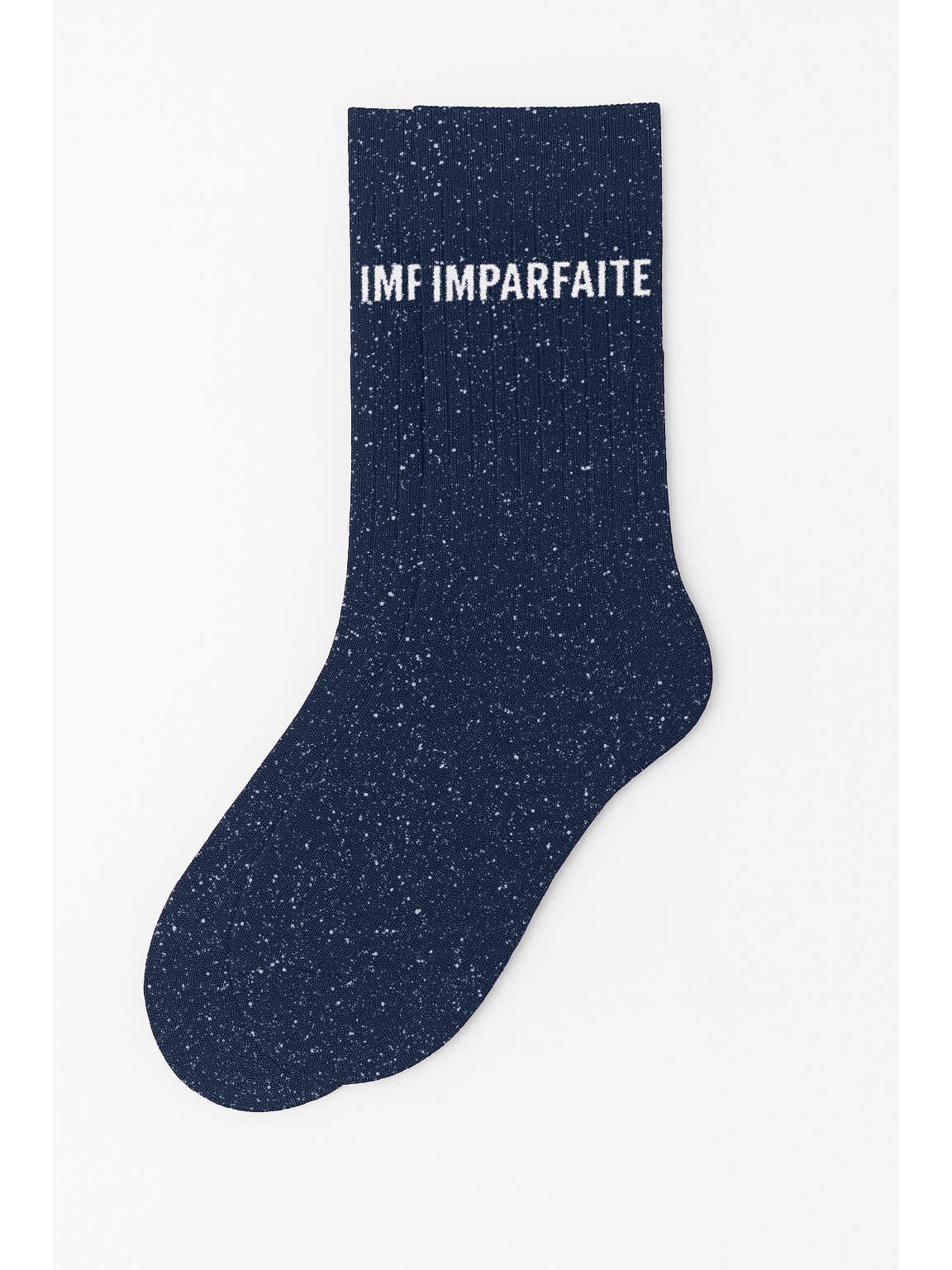 Chaussettes à Paillettes Imparfaire marine 2