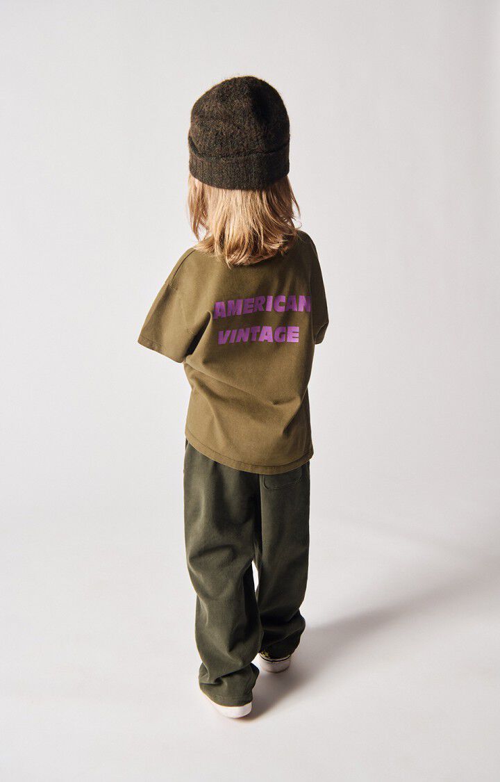 American Vintage : JOGGING ENFANT YKOBOW Kaki 4