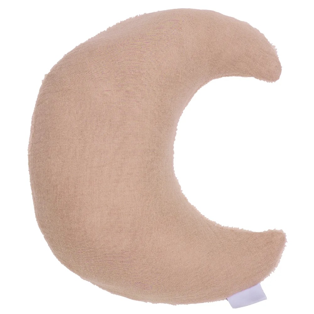 Bouillotte lune bambou/ gaze de coton mocha