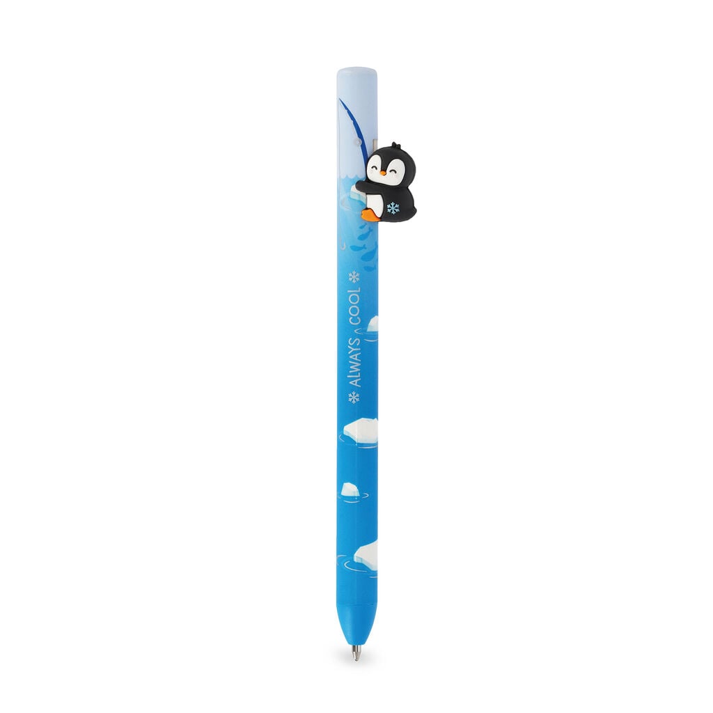 Stylo à Bille Rétractable Penguin « Always Cool » - Free Hugs