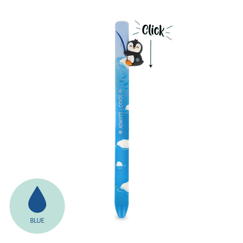 Stylo à Bille Rétractable Penguin « Always Cool » - Free Hugs 2