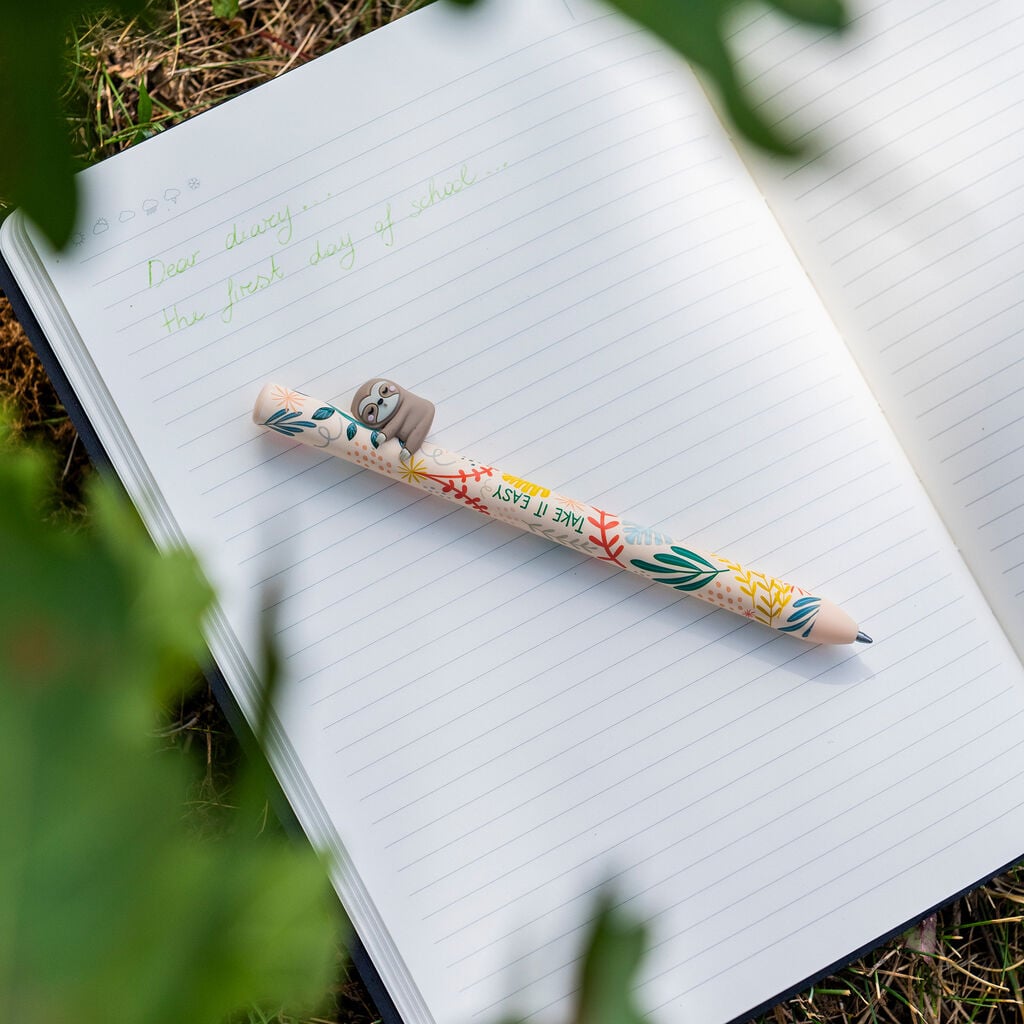 Stylo à Bille Rétractable Sloth « Take it Easy » - Free Hugs 4