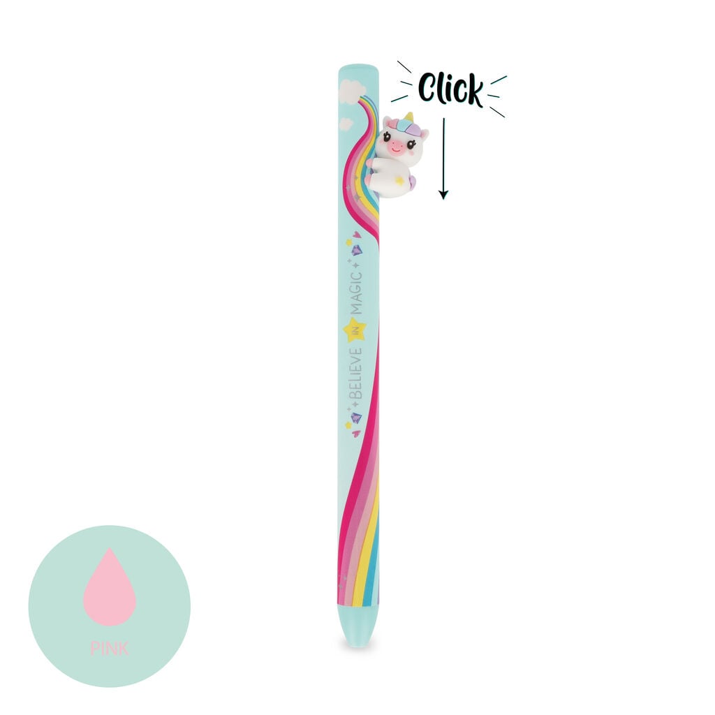 Stylo à Bille Rétractable Unicorn « Believe In Magic » - Free Hugs 2