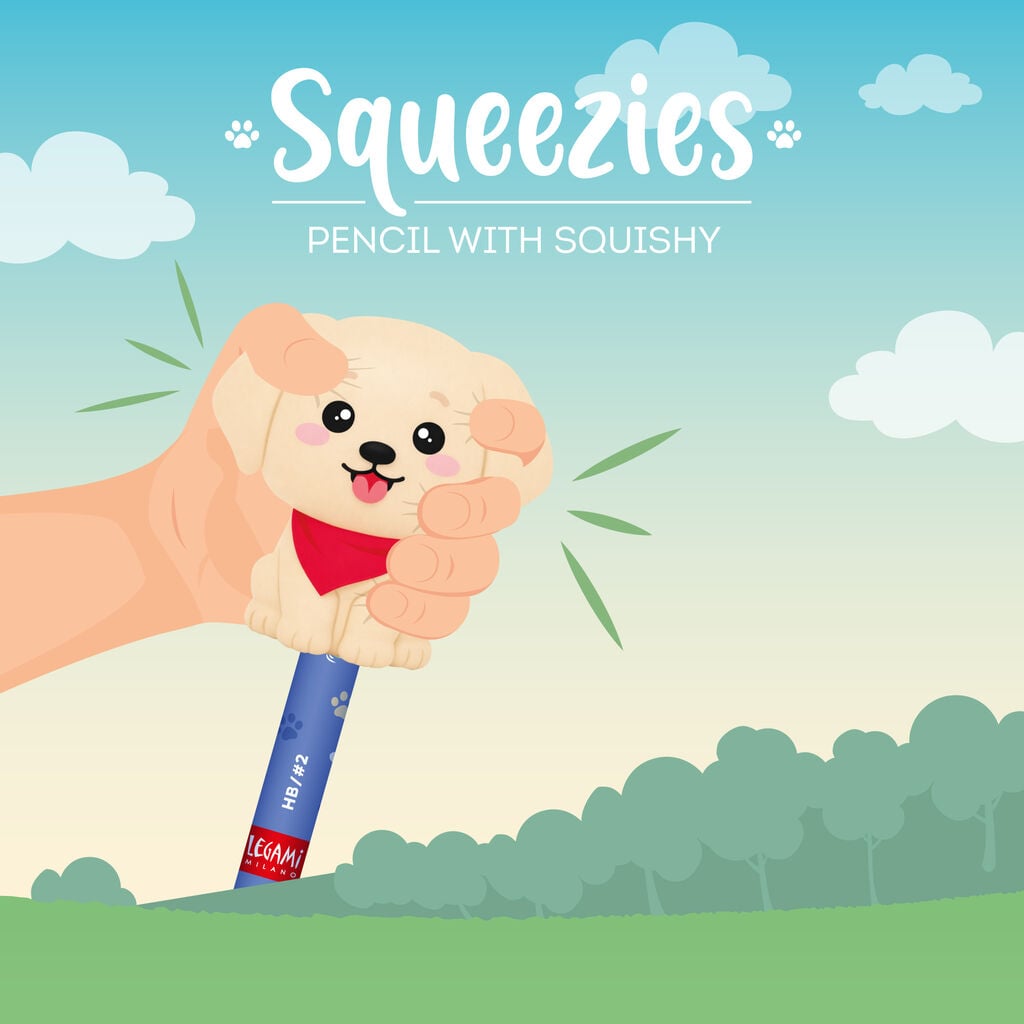 Crayon avec Anti-stress Golden Retriver « Fur-ever Friends » - Squeezies 2