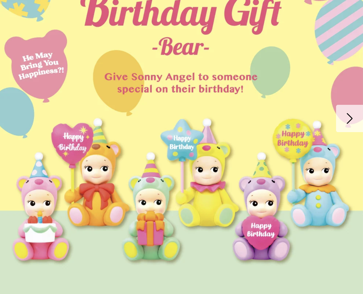 Sonny Angel Birthday Bear