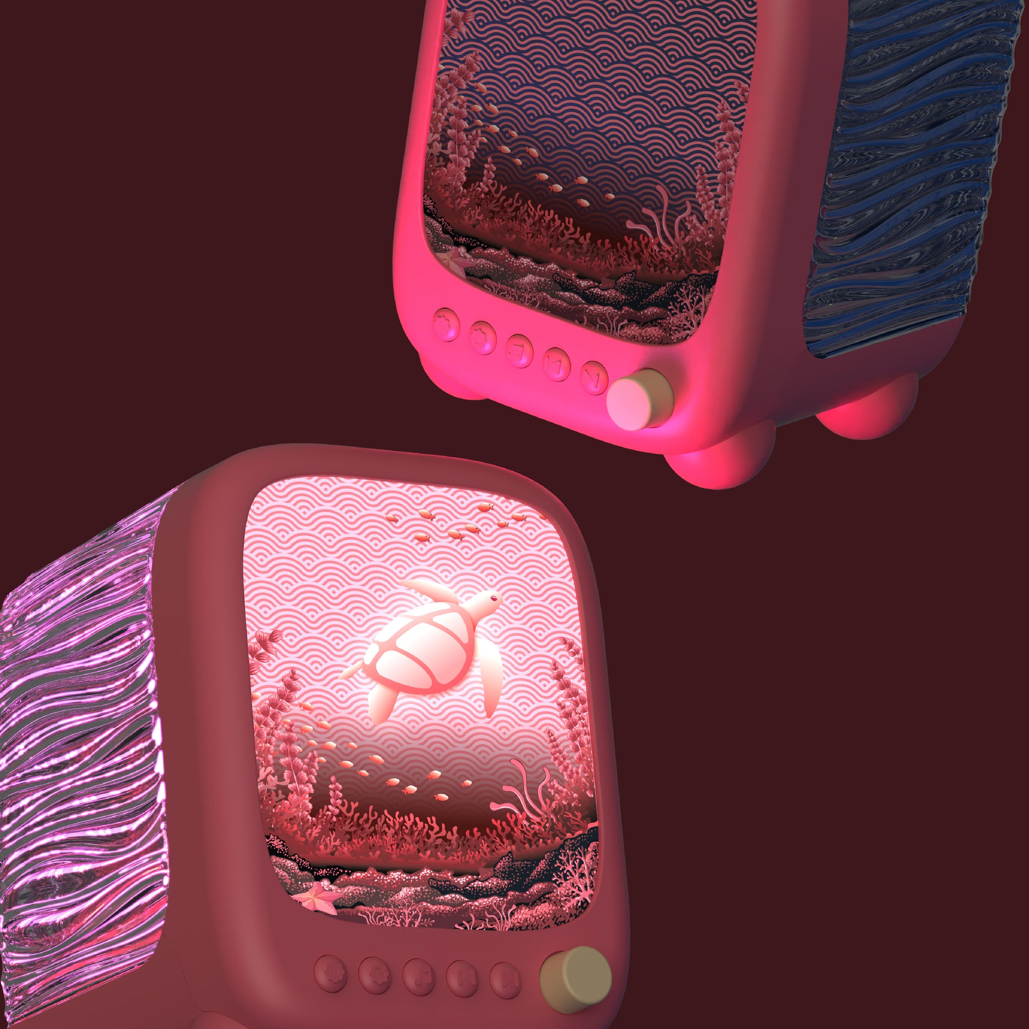 WAVY LIGHT - CORAL 4