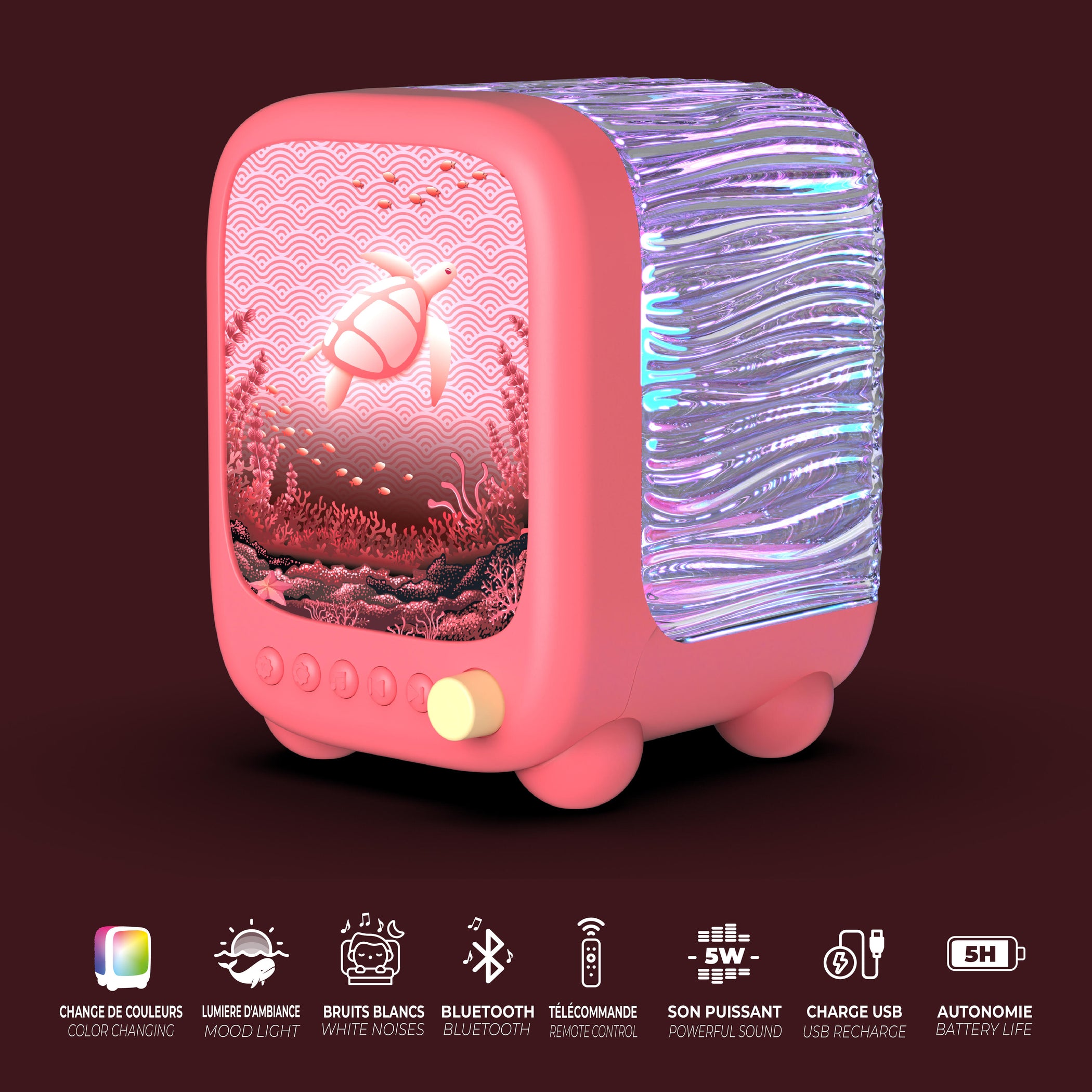 WAVY LIGHT - CORAL 5