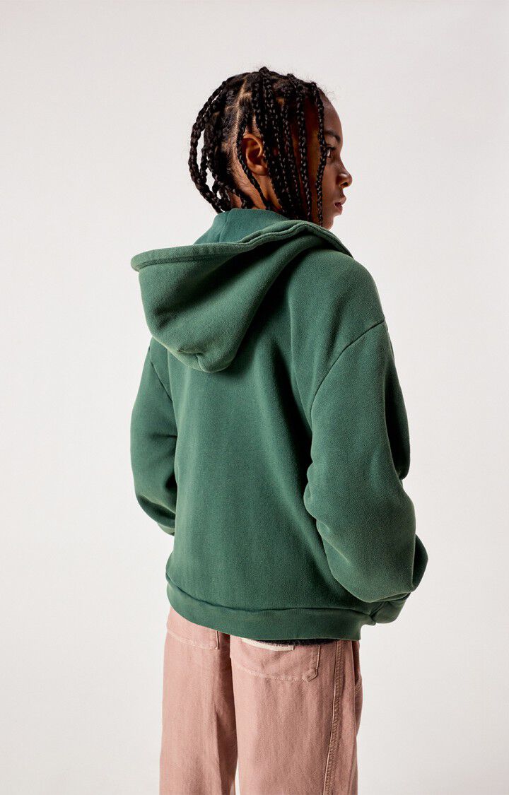 Americain Vintage : Sweat Izubird Cendre Vintage avec fermeture 5