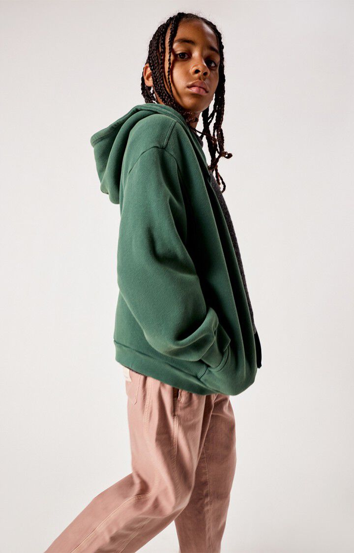 Americain Vintage : Sweat Izubird Cendre Vintage avec fermeture 6