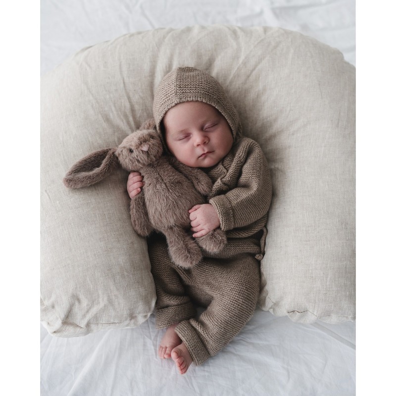 Pull bébé oversize cashmere Moka 2