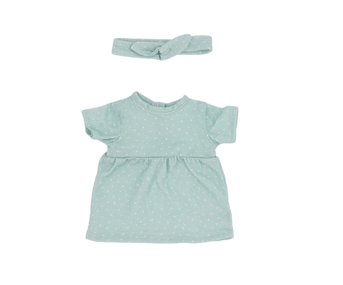 Poupée Héléna avec Robe Dots Sage 2
