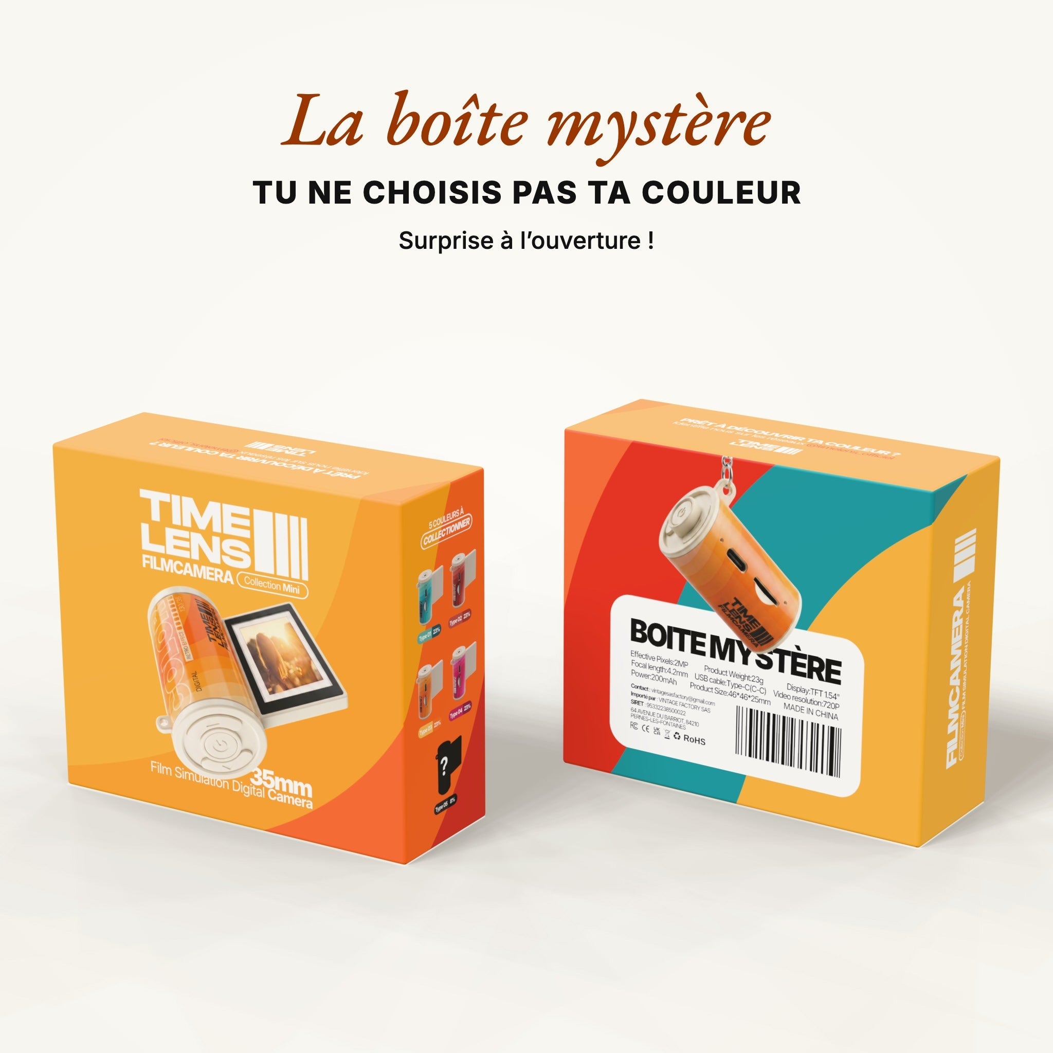 Appareil photo porte-clé TimeLens® Mini – Boîte mystère 4
